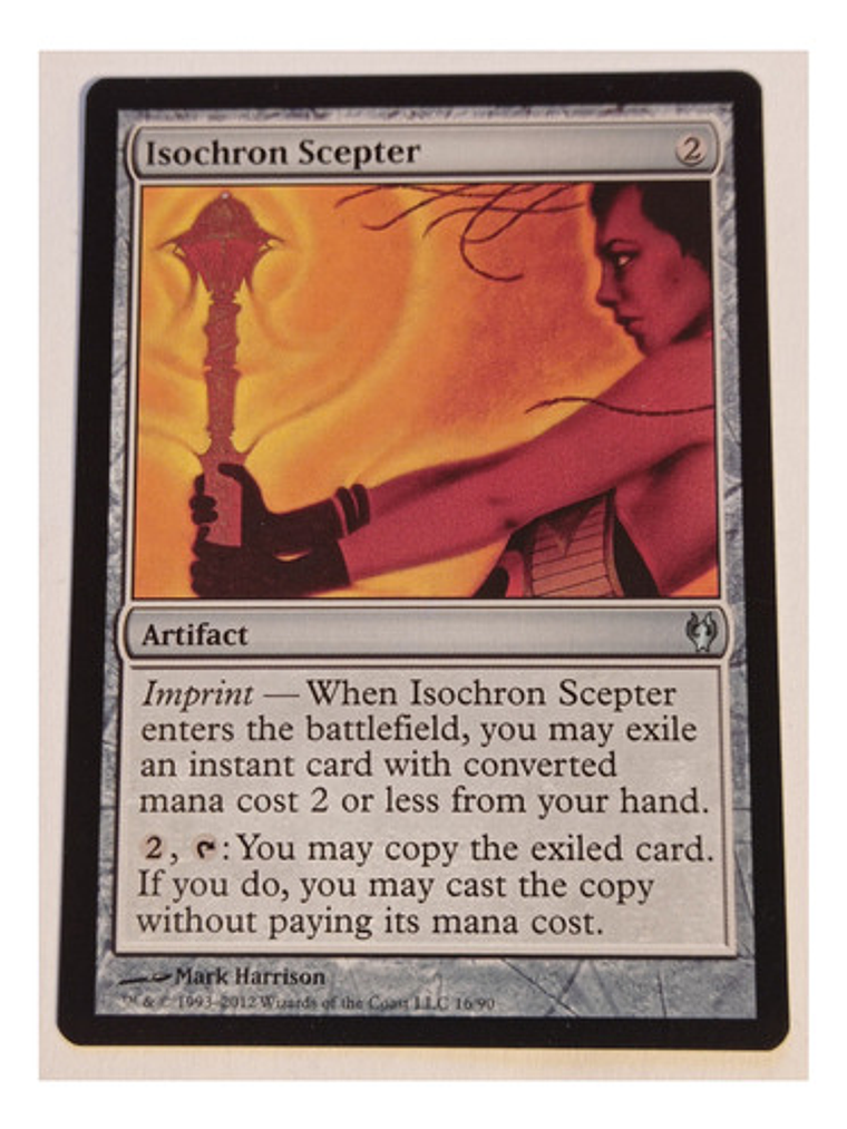Carta Magic Isochron Scepter [izzet Vs Golgari] Mtg Artifact 1