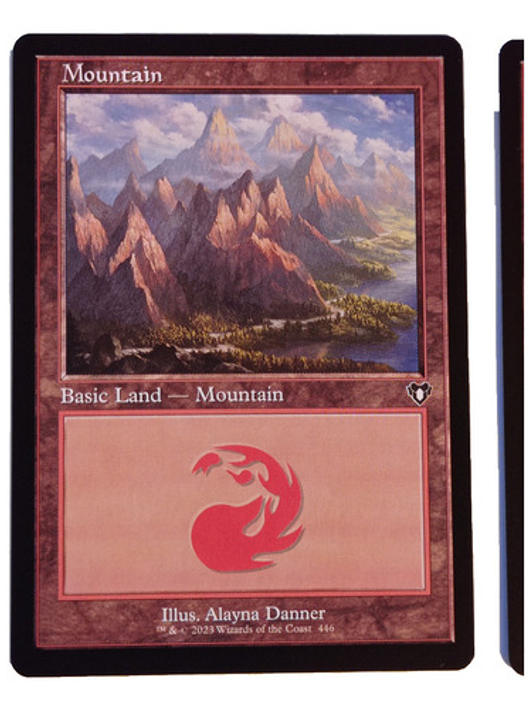 2 Cartas Magic Commander Masters Mountain Lands Mtg 2