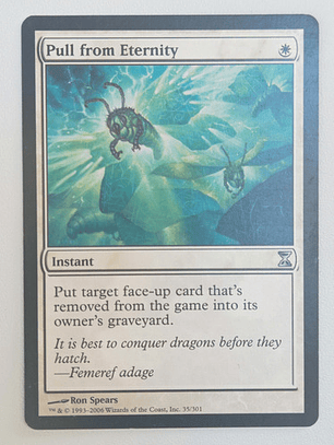 Carta Magic Pull From Eternity [pull From Eternity ] Mtg