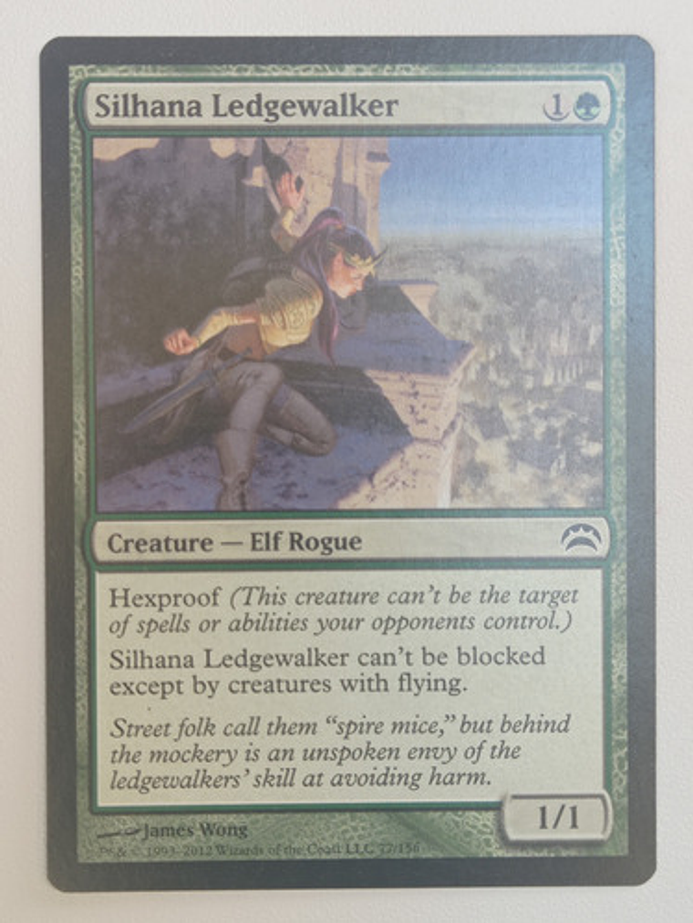 Carta Magic Silhana Ledgewalker [planechase 12] Mtg Elf 1
