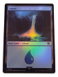 Carta Magic Lord Of The Rings Island Land (foil) Mtg - Miniatura 1