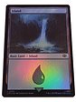 Carta Magic Lord Of The Rings Island Land (foil) Mtg - Miniatura 2