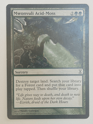 Carta Magic Mwonvuli Acid-moss [time Spiral] Mtg Sorcery