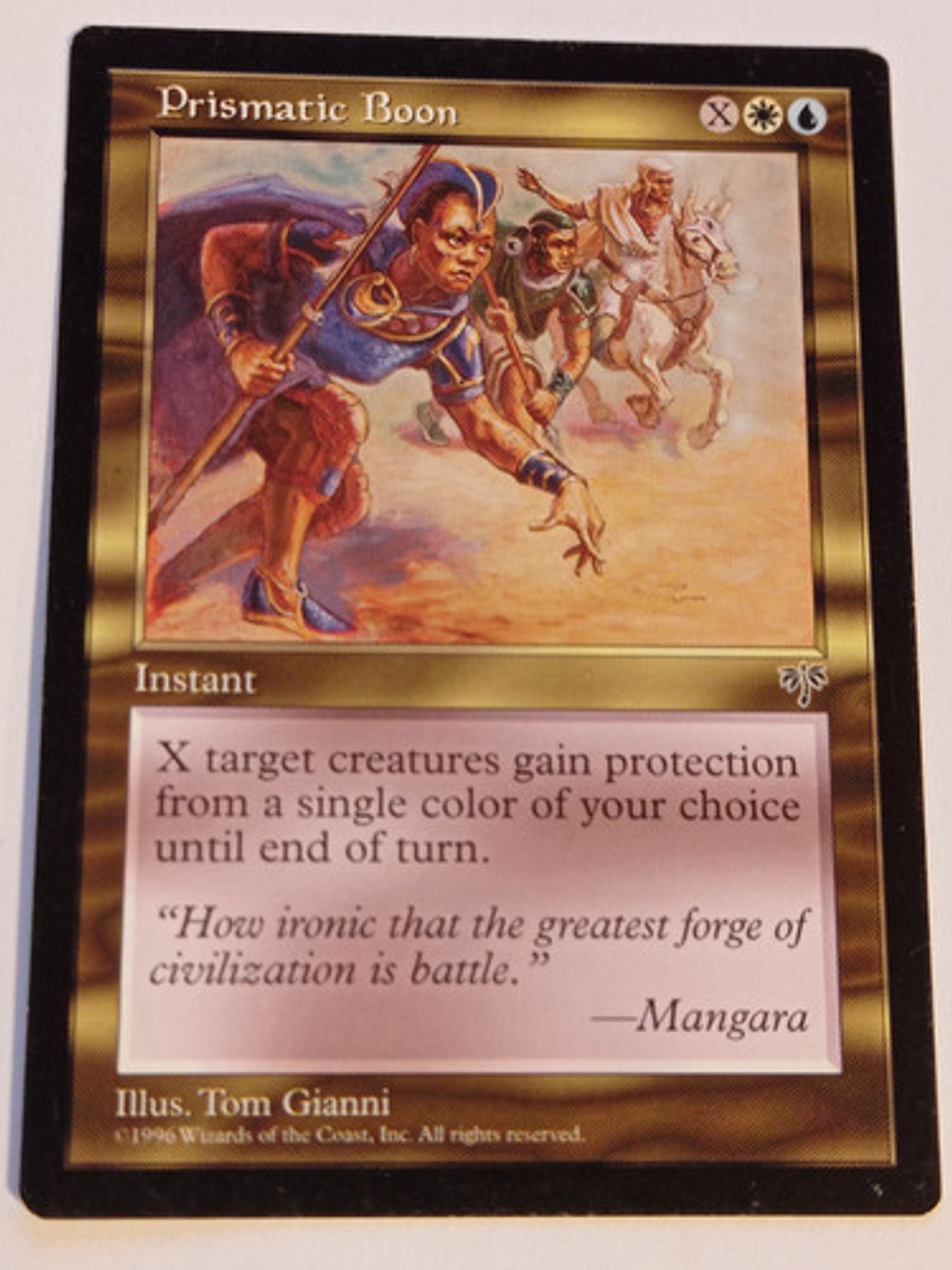 Carta Magic Prismatic Boon [mirage] Mtg Instant 1