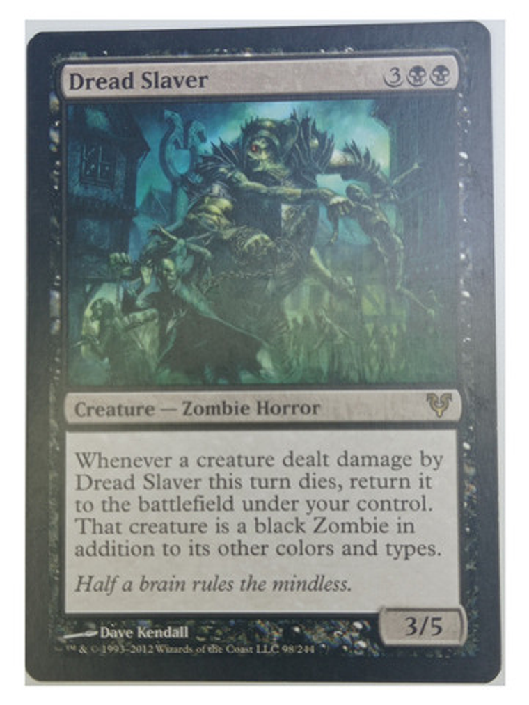 Carta Magic Dread Slaver [avacyn] Mtg Zombie Horror 1