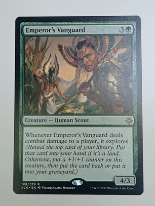 Carta Magic Emperor's Vanguard [ixalan] Mtg Human Scout