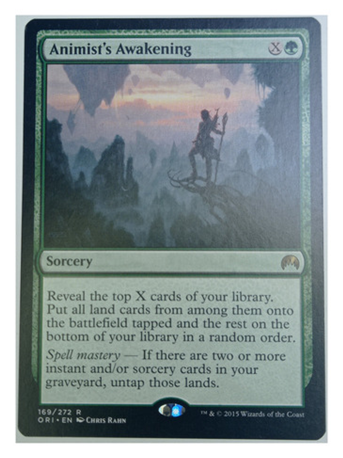 Carta Magic Animist's Awakening [origins] Mtg Sorcery 1