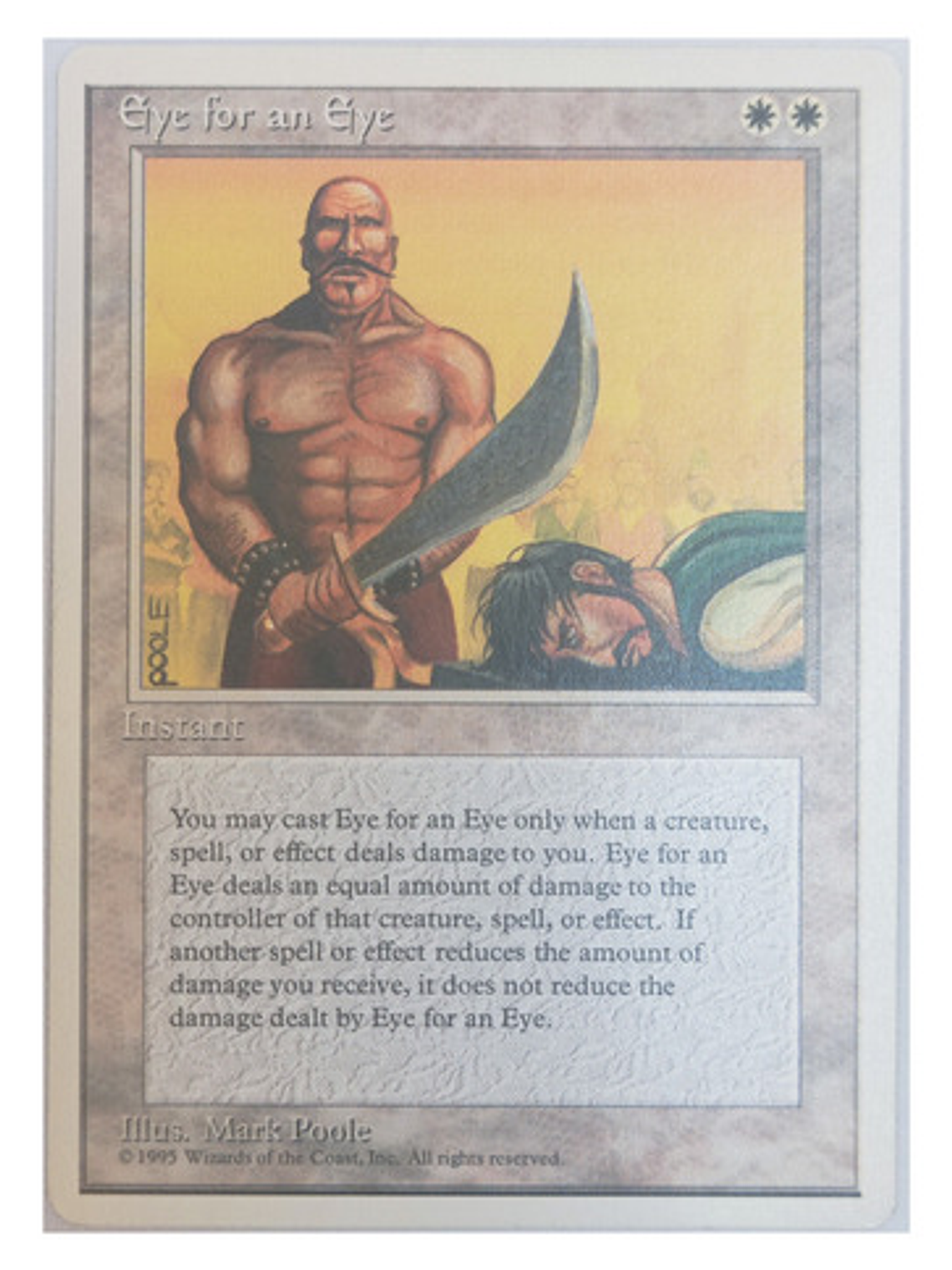 Carta Magic Eye For An Eye [4ed] Mtg Instant 1