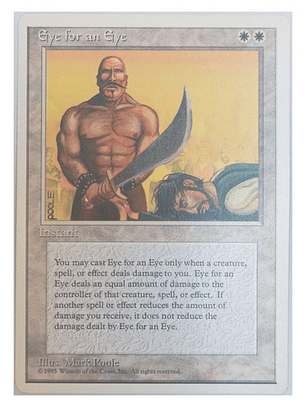 Carta Magic Eye For An Eye [4ed] Mtg Instant
