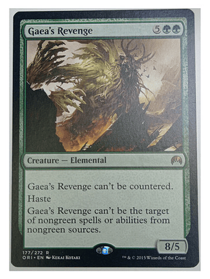 Carta Magic Gaea's Revenge [origins] Mtg Elemental
