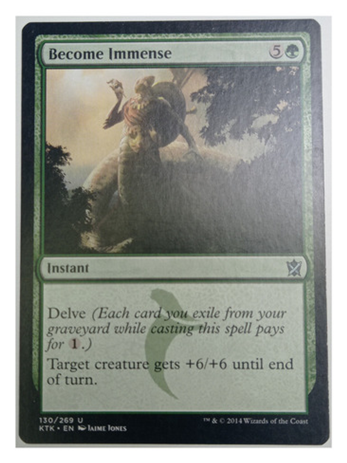 Carta Magic Become Immense [khans Tarkir] Mtg Instant 1