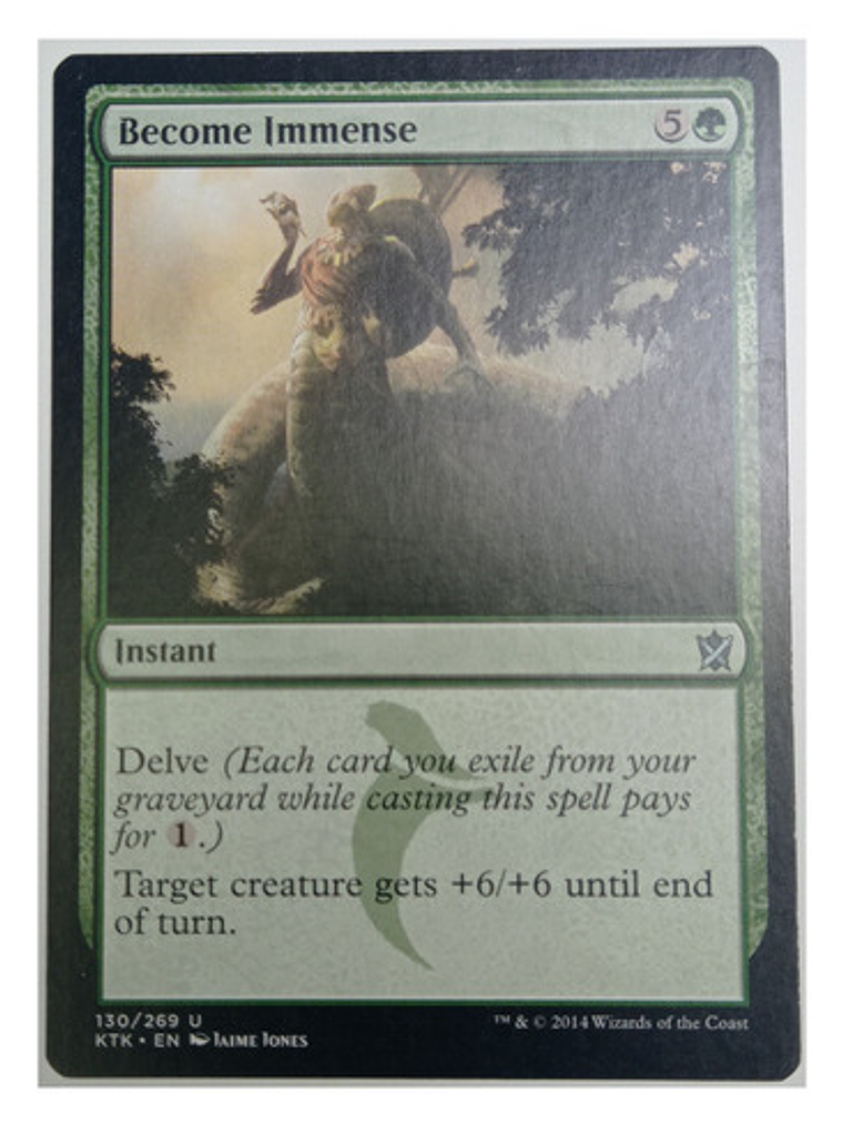Carta Magic Become Immense [khans Tarkir] Mtg Instant 1