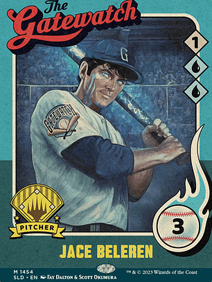 Set 5 Cartas Magic The Baseballing Secret Lair Mtg Inglés