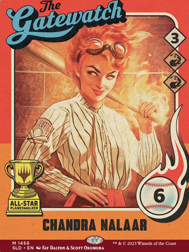 Set 5 Cartas Magic The Baseballing Secret Lair Mtg Inglés 6