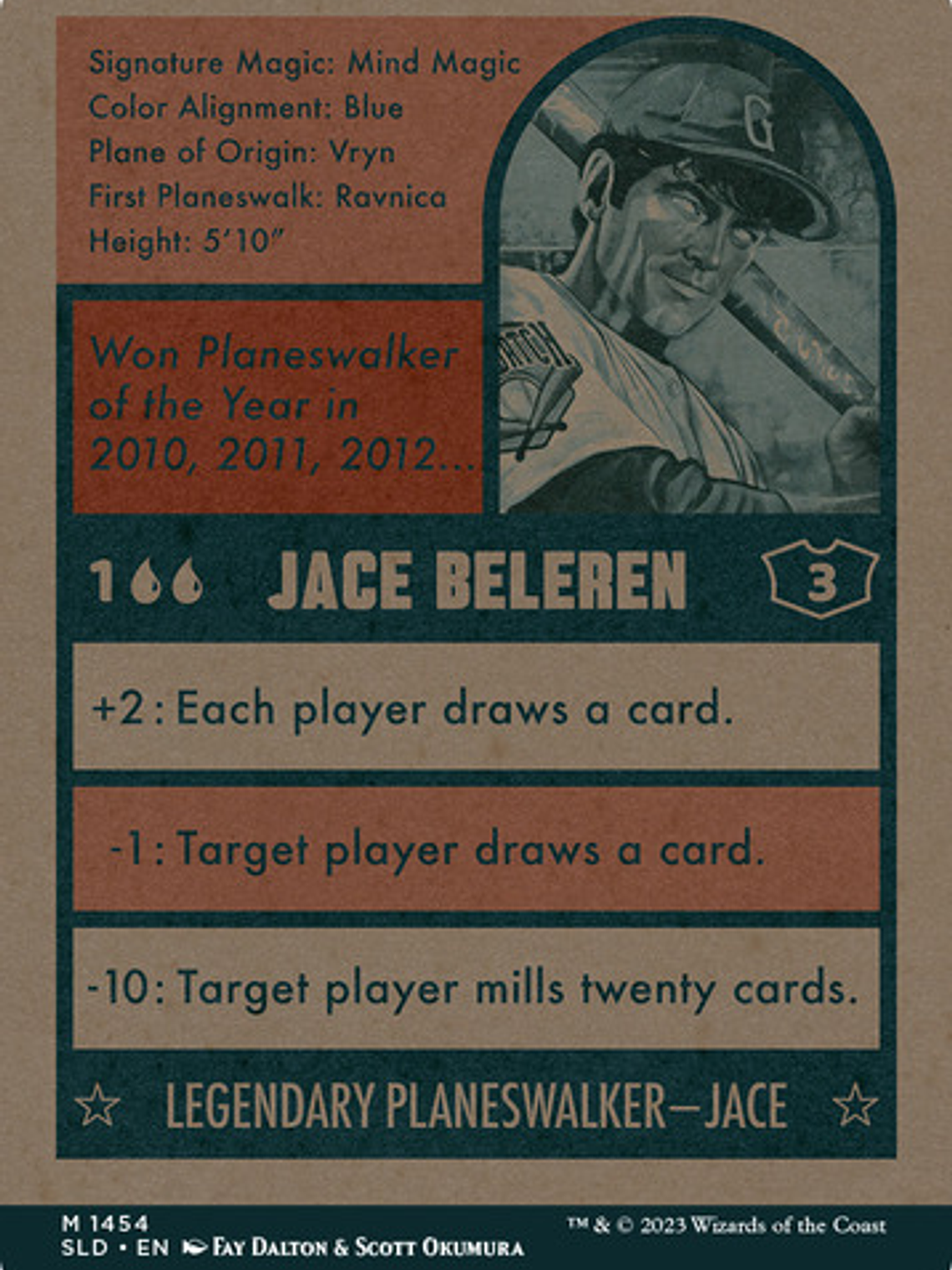 Set 5 Cartas Magic The Baseballing Secret Lair Mtg Inglés 9