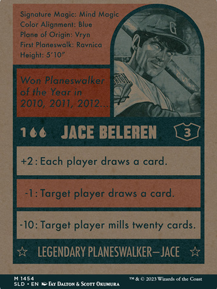 Set 5 Cartas Magic The Baseballing Secret Lair Mtg Inglés 9