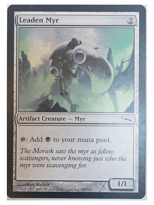 Carta Magic Leaden Myr [mirrodin] Mtg Artifact Creature