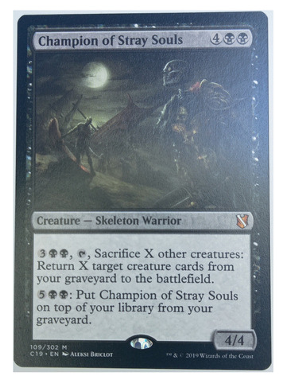Carta Magic Champion Of Stray Souls [c19] Mtg Warrior 1