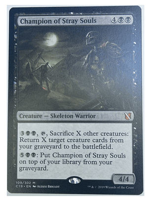 Carta Magic Champion Of Stray Souls [c19] Mtg Warrior