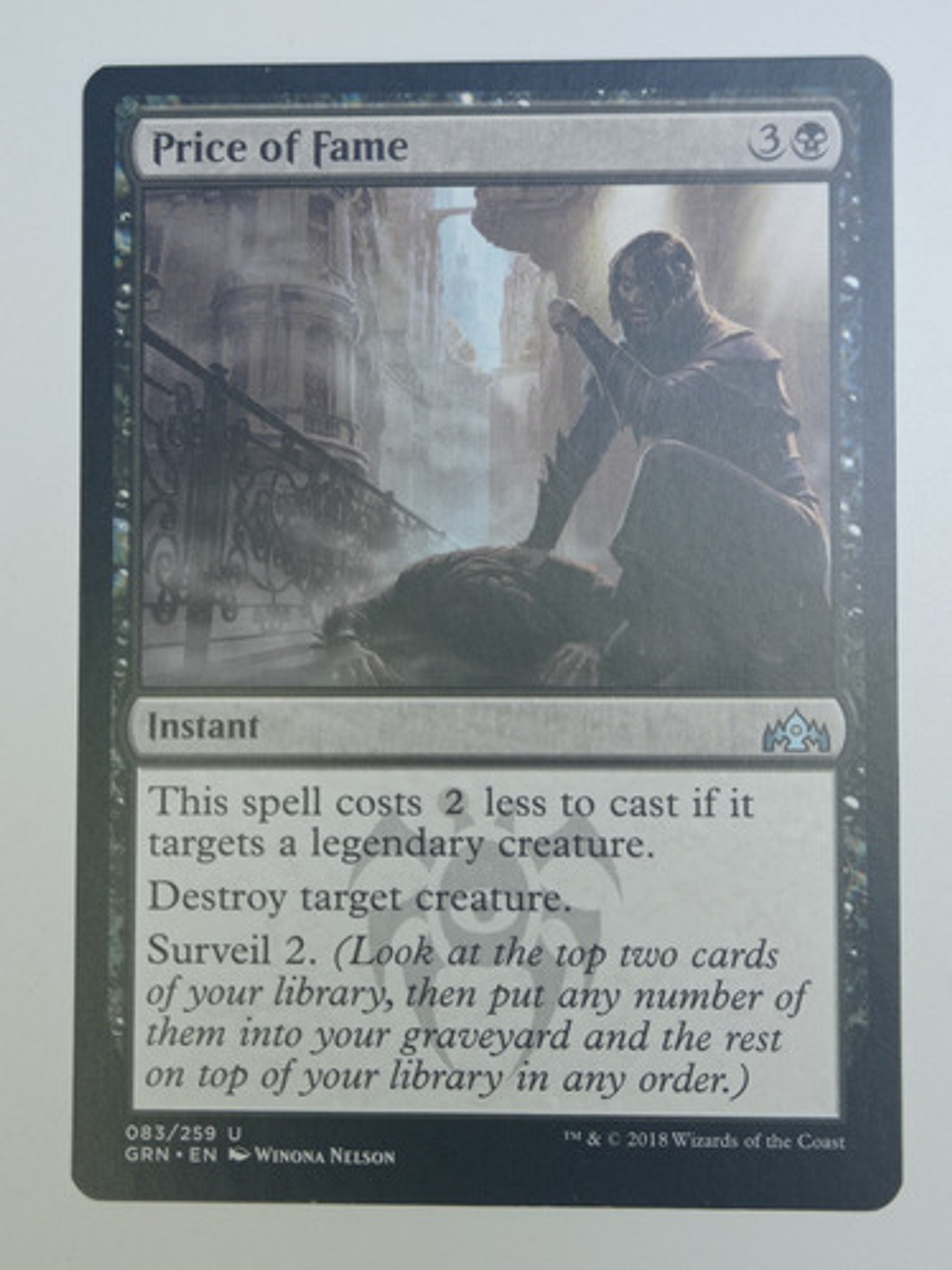 Carta Magic Price Of Fame [ravnica] Mtg Instant 1