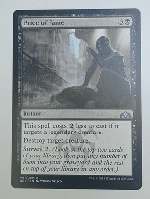 Carta Magic Price Of Fame [ravnica] Mtg Instant