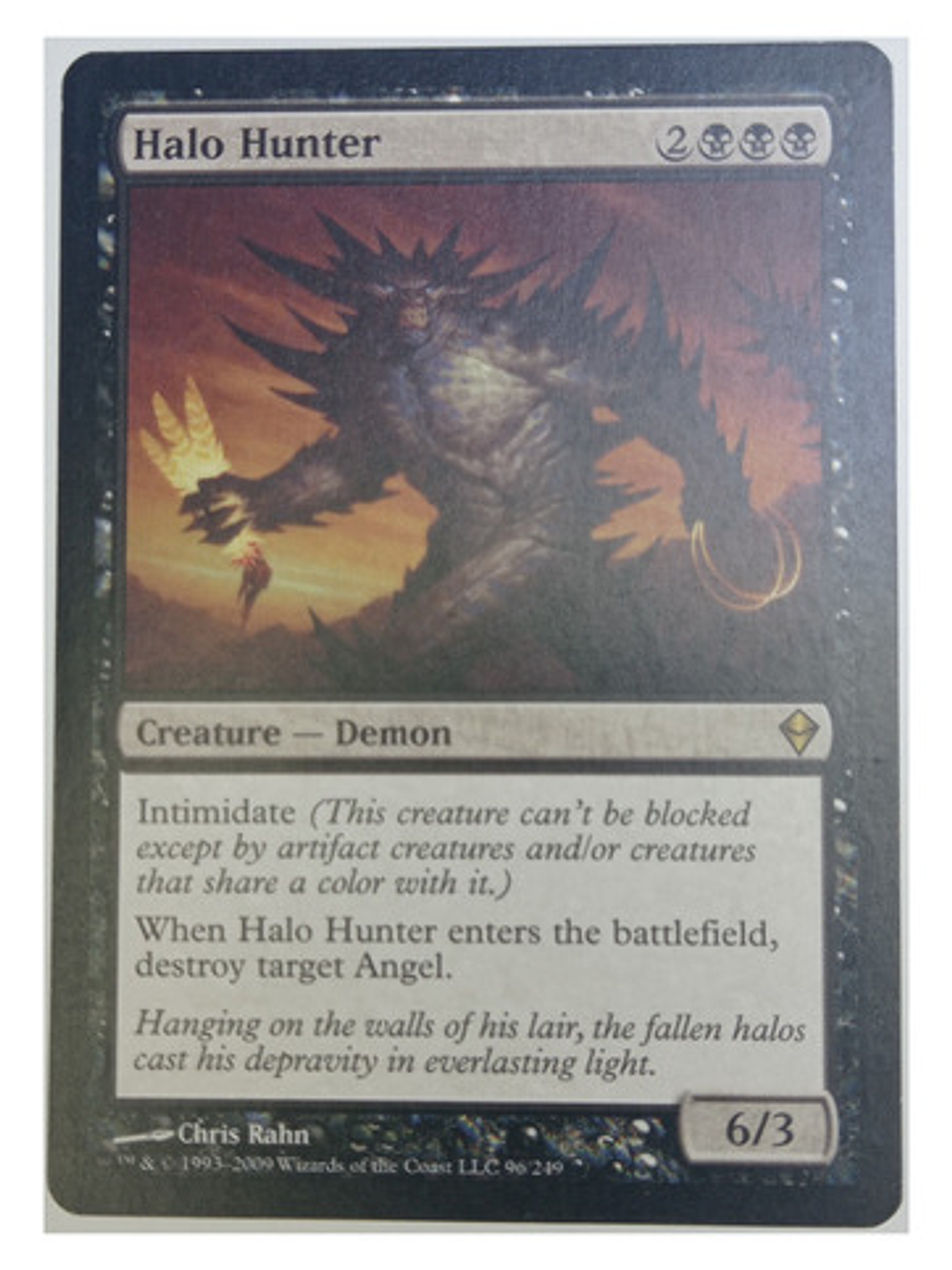 Carta Magic Halo Hunter [zendikar] Mtg Demon 1