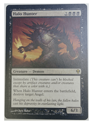 Carta Magic Halo Hunter [zendikar] Mtg Demon
