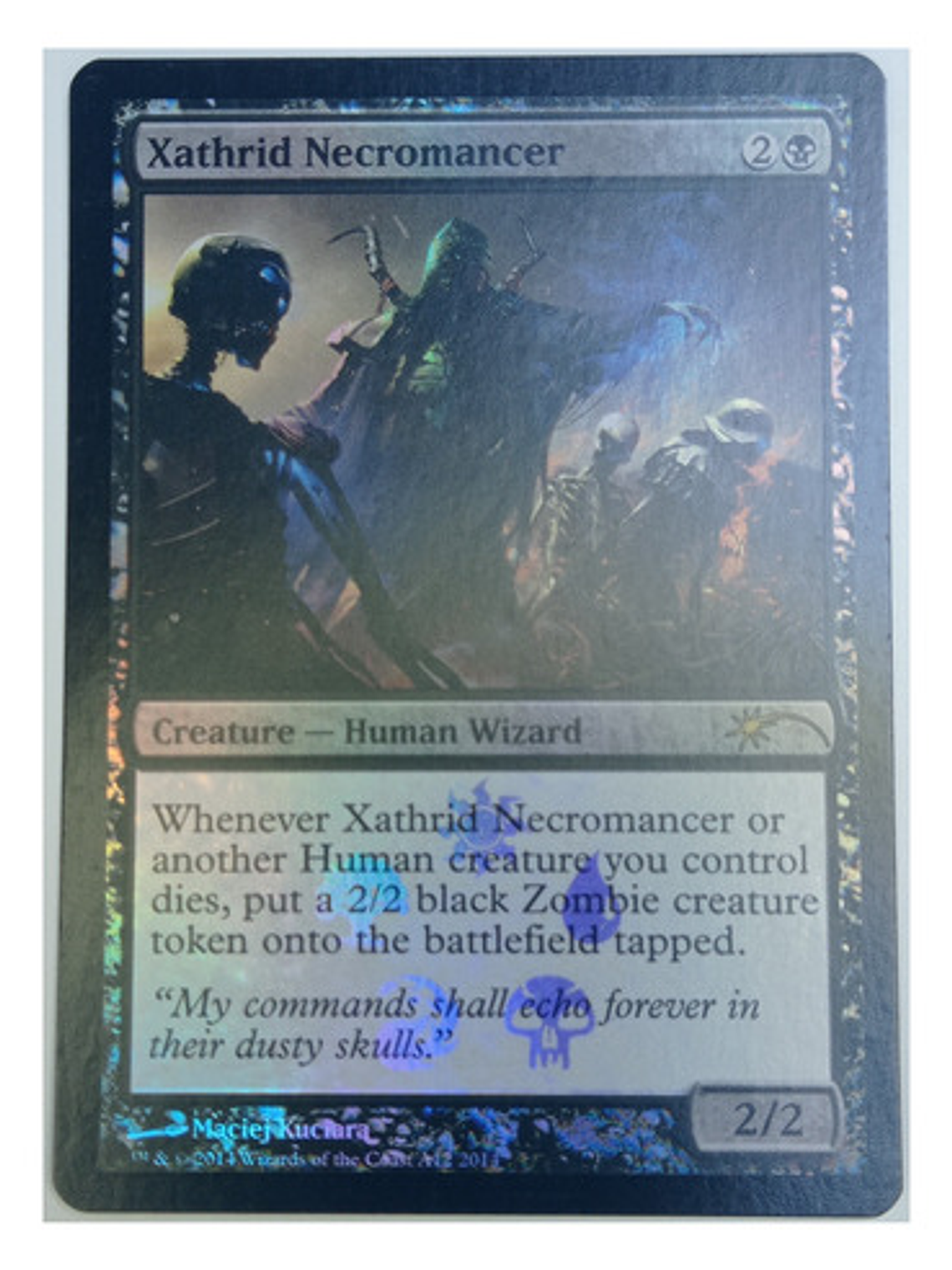 Carta Magic Xathrid Necromancer (foil) [promo] Mtg Wizard 1