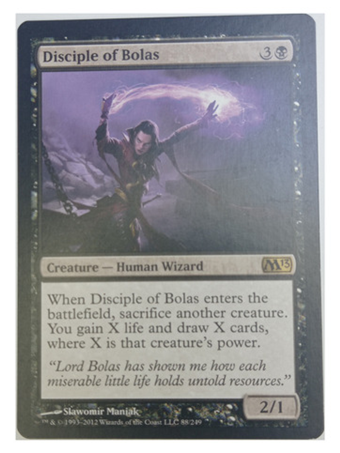Carta Magic Disciple Of Bolas [m13] Mtg Wizard 1
