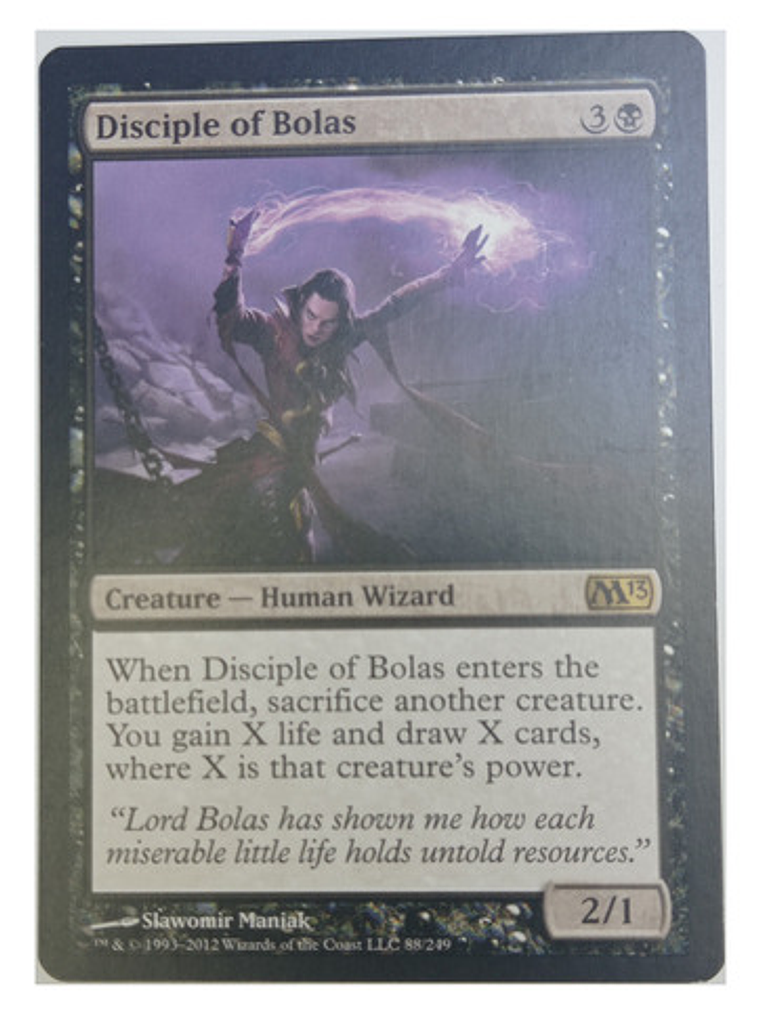 Carta Magic Disciple Of Bolas [m13] Mtg Wizard 1