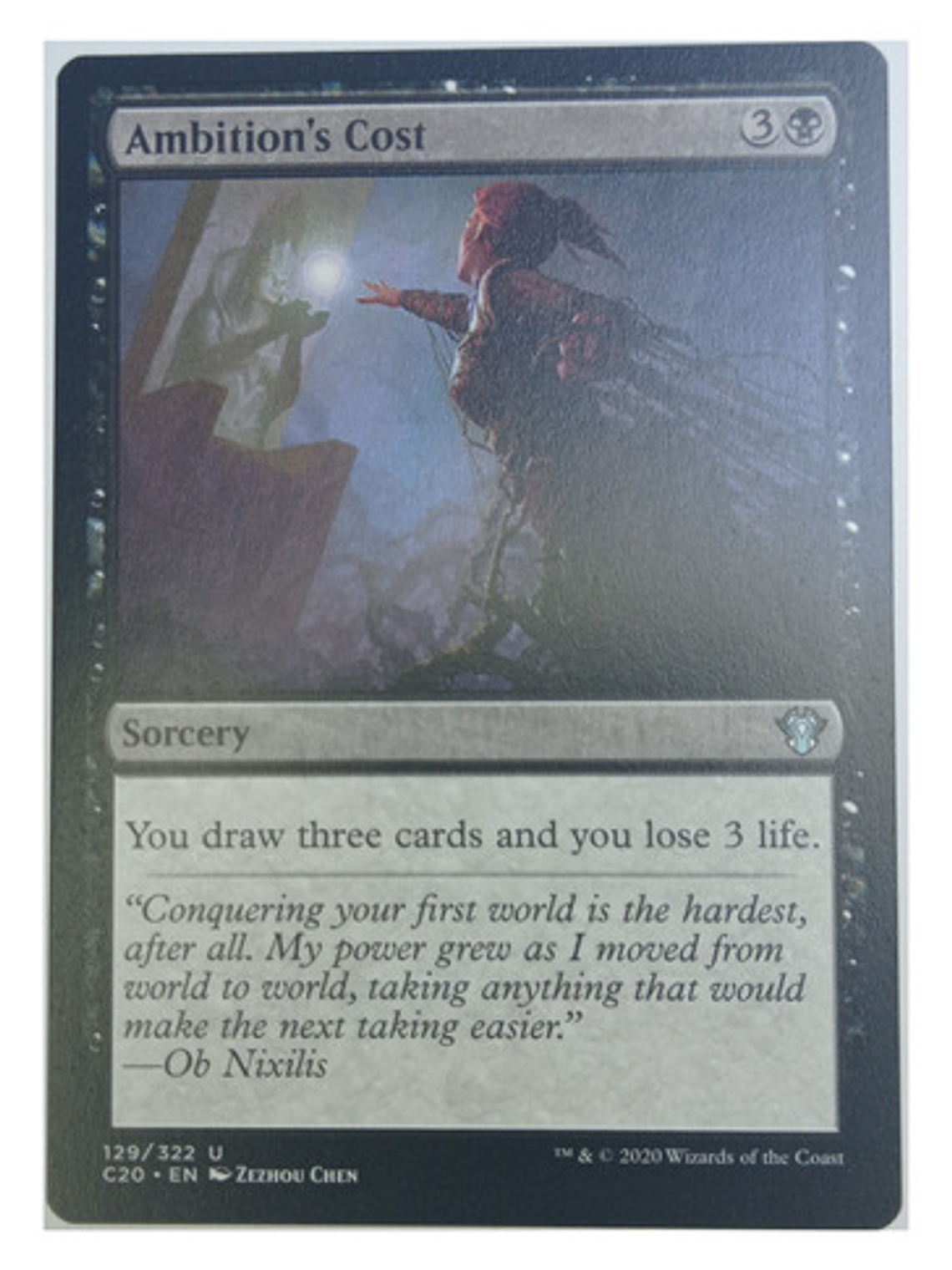 Carta Magic Ambition's Cost [c20] Mtg Sorcery 1