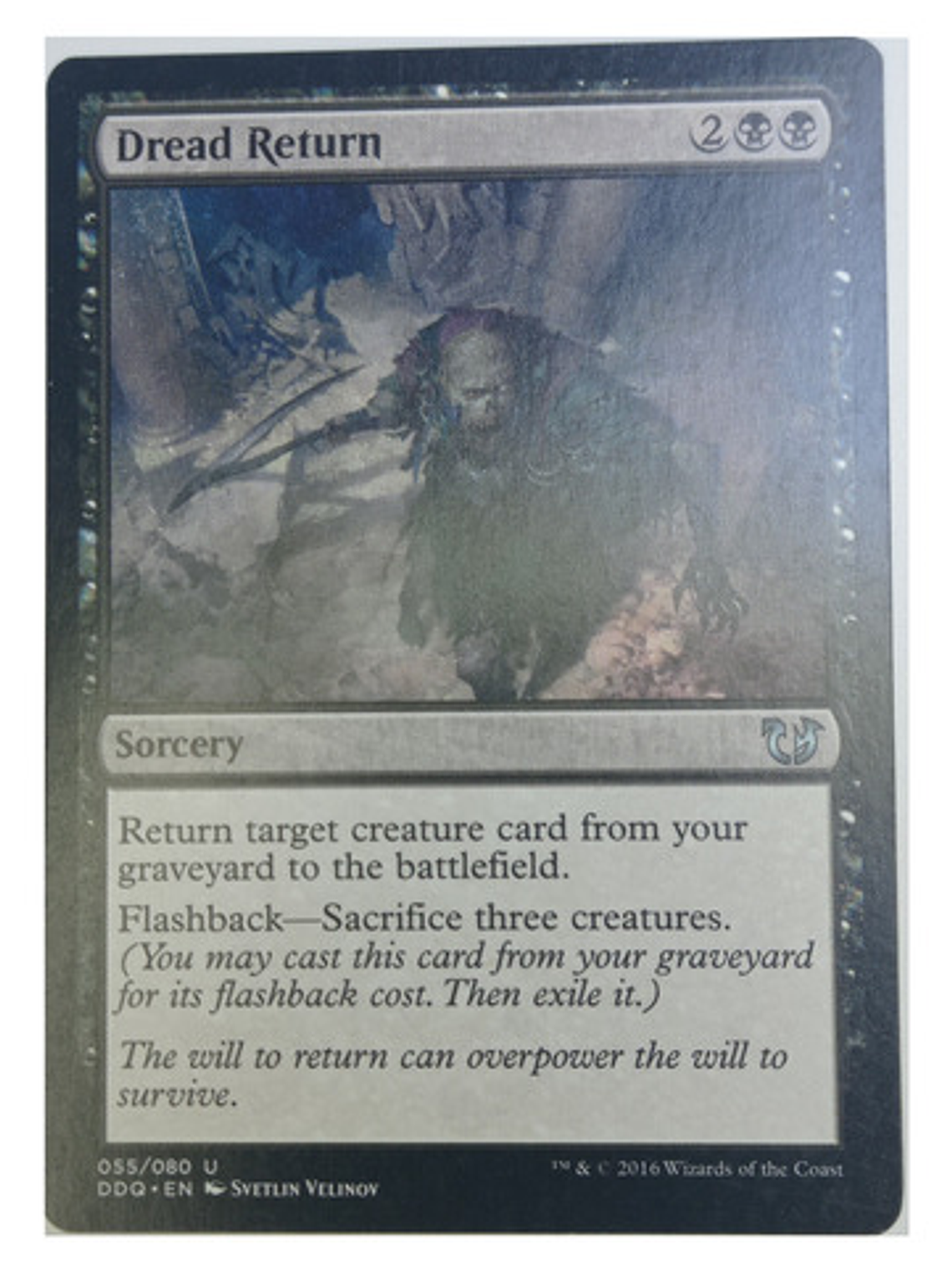 Carta Magic Dread Return [blessed Cursed] Mtg Sorcery 1