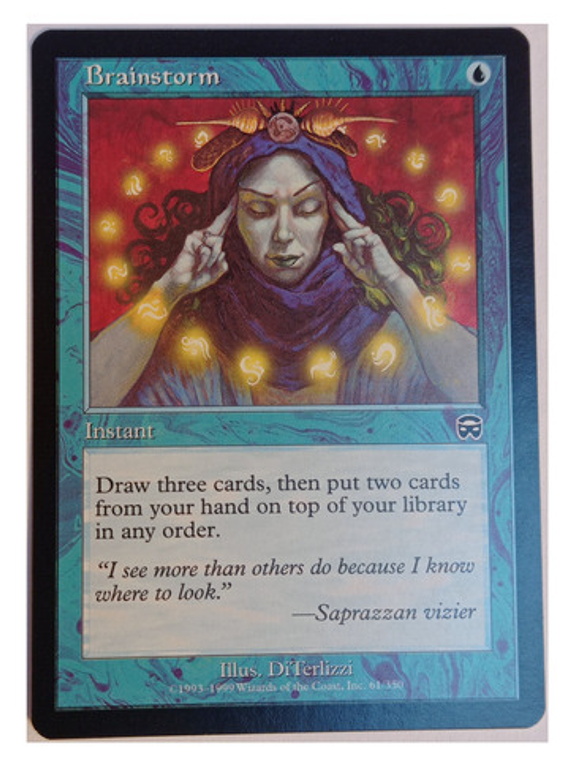 Carta Magic Brainstorm [mercadian Masques] Mtg Instant 1