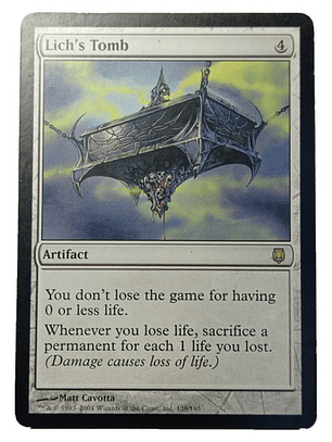 Carta Magic Lich's Tomb [darksteel] Mtg Artifact
