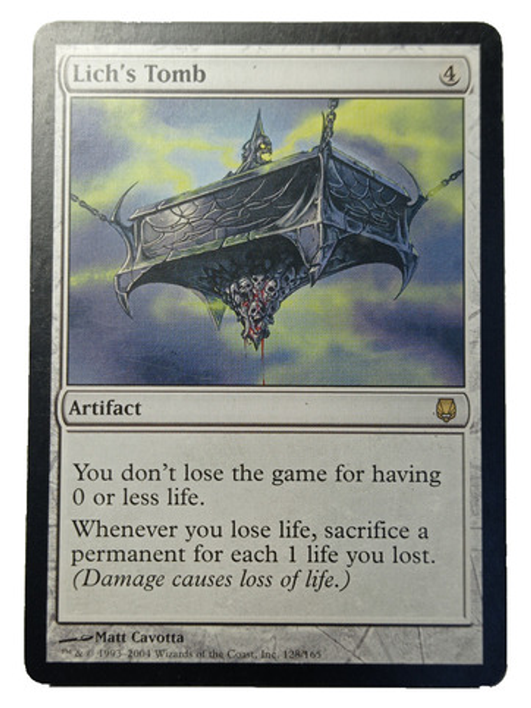 Carta Magic Lich's Tomb [darksteel] Mtg Artifact 1