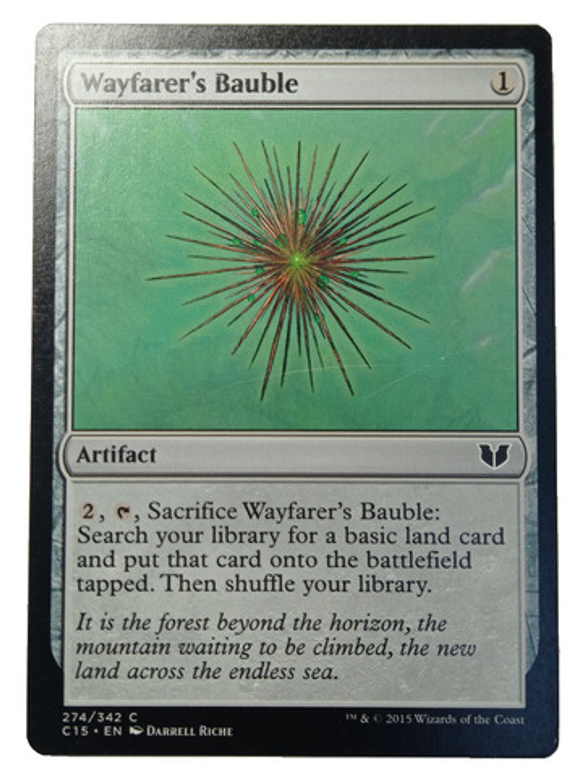 Carta Magic Wayfarer's Bauble [c15] Mtg Artifact 1
