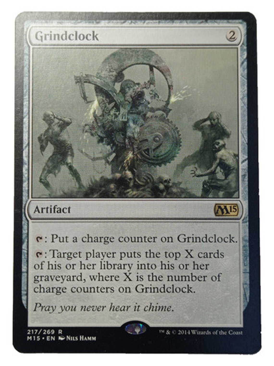 Carta Magic Grindclock [m15] Mtg Artifact 1