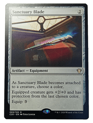 Carta Magic Sanctuary Blade [c20] Mtg Artifact