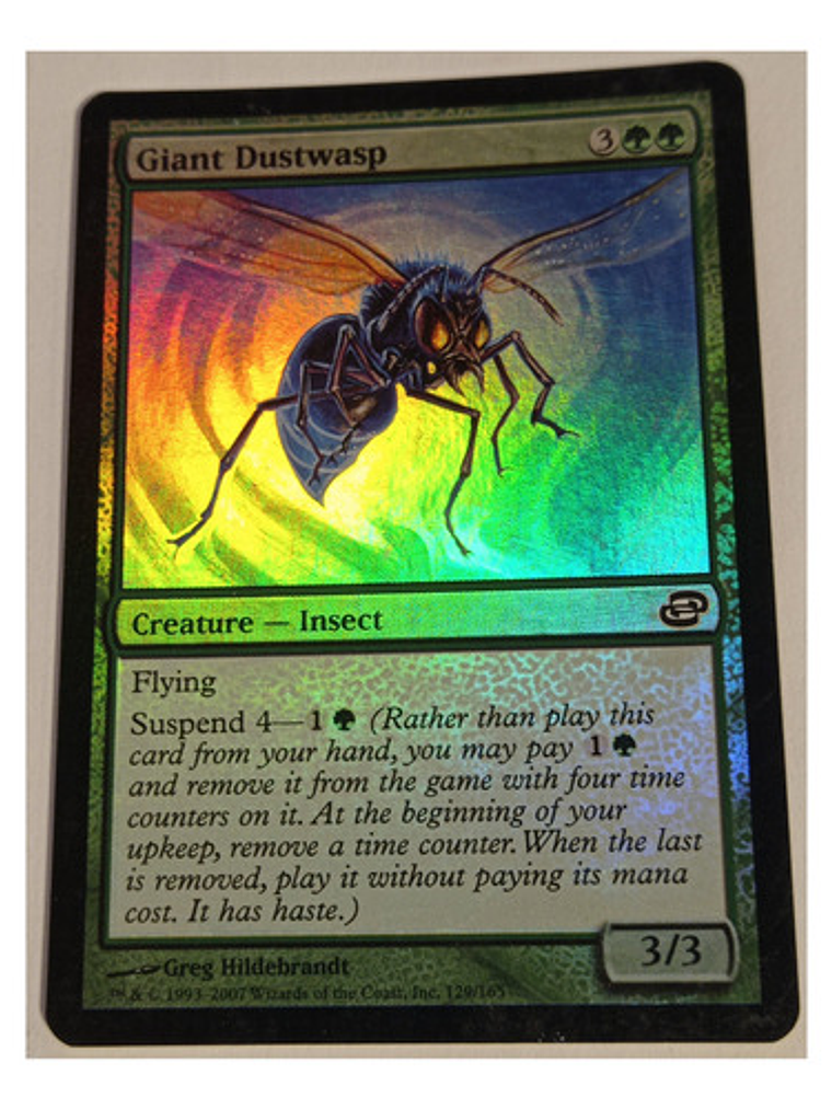 Carta Magic Giant Dustwasp (foil) [planar Chaos] Mtg Insect 2