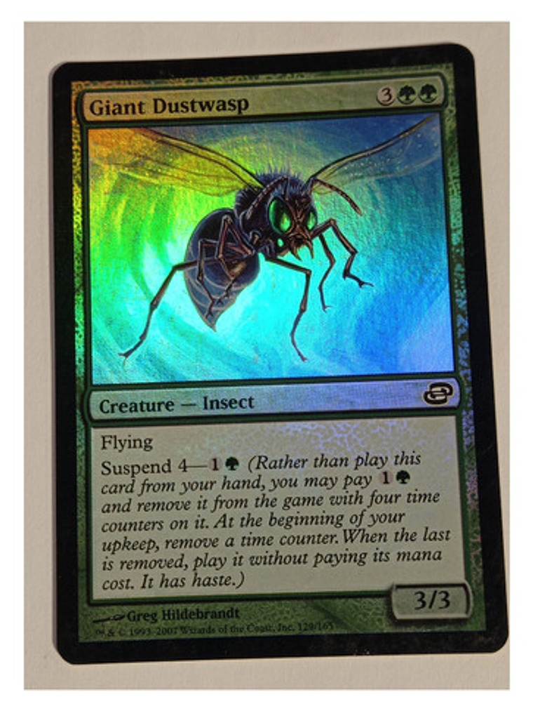 Carta Magic Giant Dustwasp (foil) [planar Chaos] Mtg Insect 3