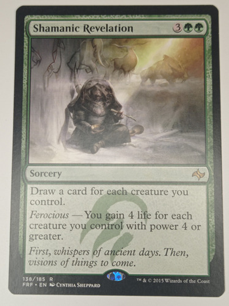 Carta Magic Shamanic Revelation [fate Reforged] Mtg Sorcery 1