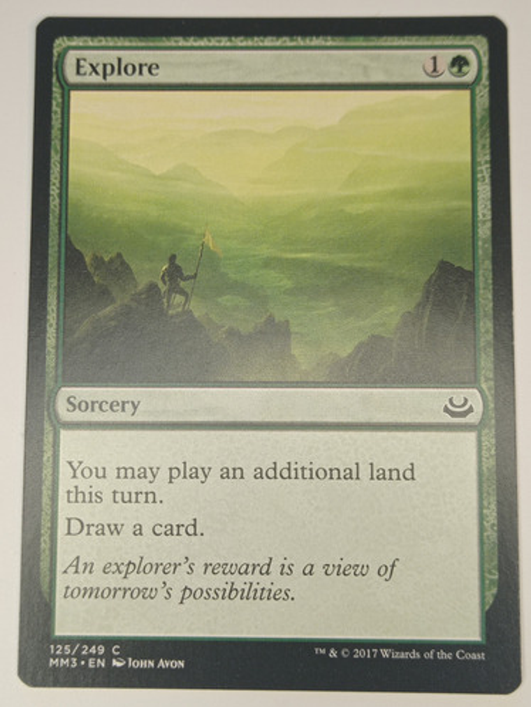 Carta Magic Explore [modern Masters 2017] Mtg Sorcery 1