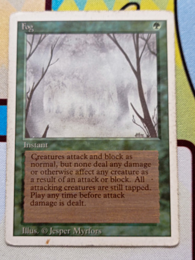Carta Magic Fog 1994 Revised Ed Mtg 1