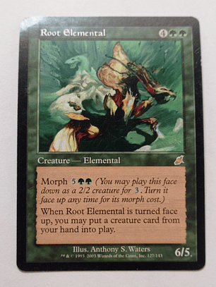 Carta Magic Root Elemental 2003 Scourge Mtg