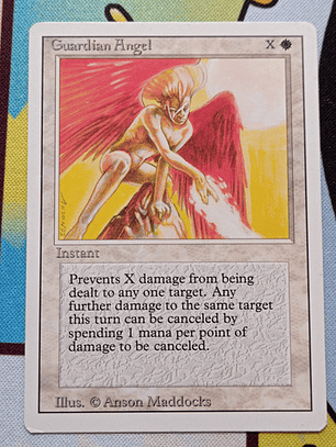 Carta Magic Guardian Angel 1994 Revised Ed Mtg