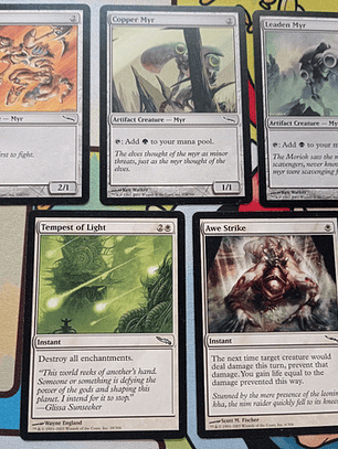 Pack 5 Cartas Magic Mirrodin 2003 Mtg