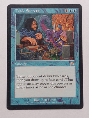 Carta Magic Trade Secrets 2002 Onslaught Mtg