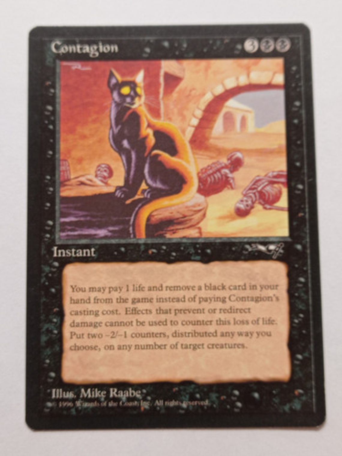 Carta Magic Contagion 1996 Alliances Mtg 1