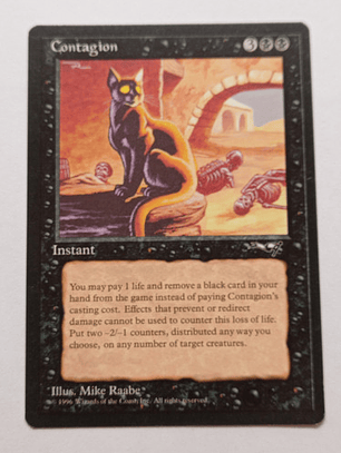 Carta Magic Contagion 1996 Alliances Mtg