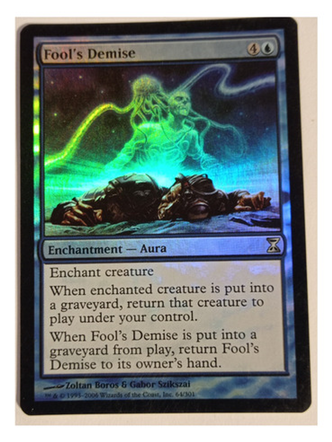 Carta Magic Fool's Demise (foil) [time Spiral] Mtg Enchantm 3